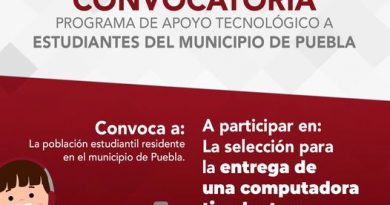 ¿Eres estudiante de escasos recursos de municipio de Puebla? El Ayuntamiento te apoya con una laptop. || Consulta las bases