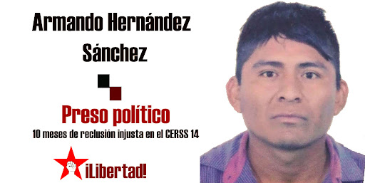 Liberan a Armando Hernández miembro del FNLS preso político en Chiapas