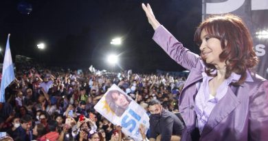 Cristina de Kirchner con las bases peronistas